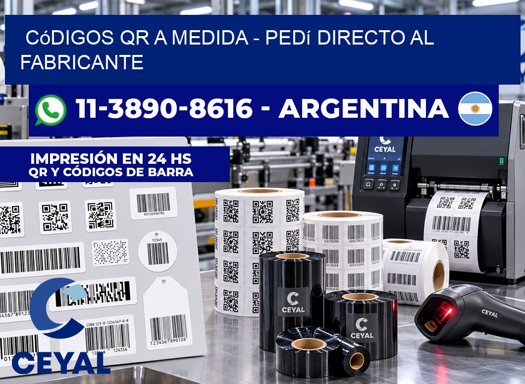 Códigos QR a Medida - Pedí directo al fabricante