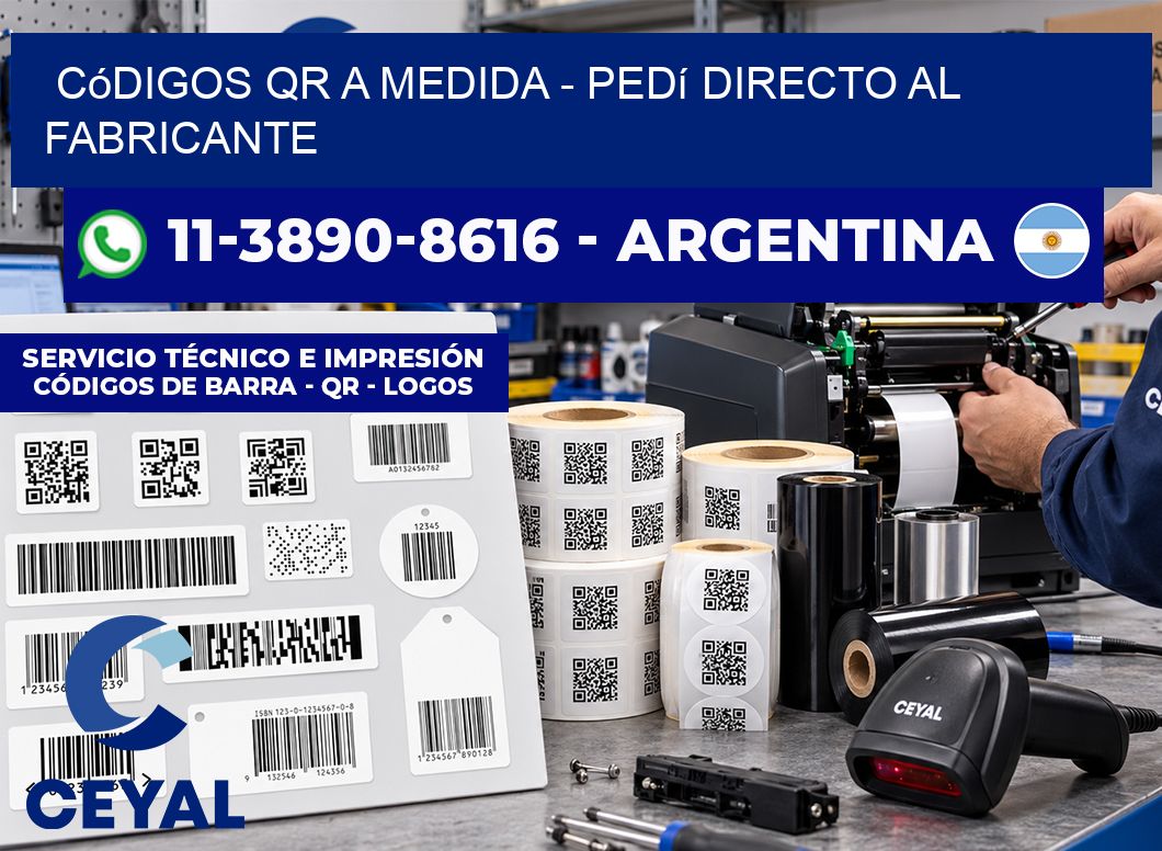 Códigos QR a Medida - Pedí directo al fabricante