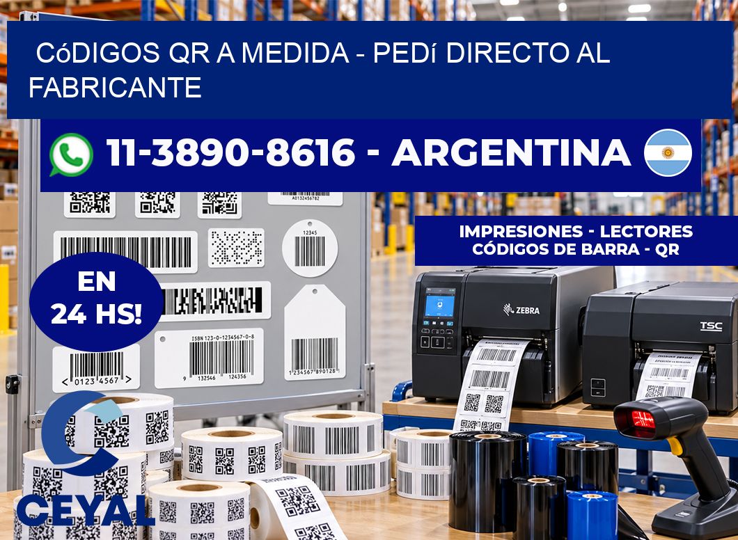 Códigos QR a Medida - Pedí directo al fabricante