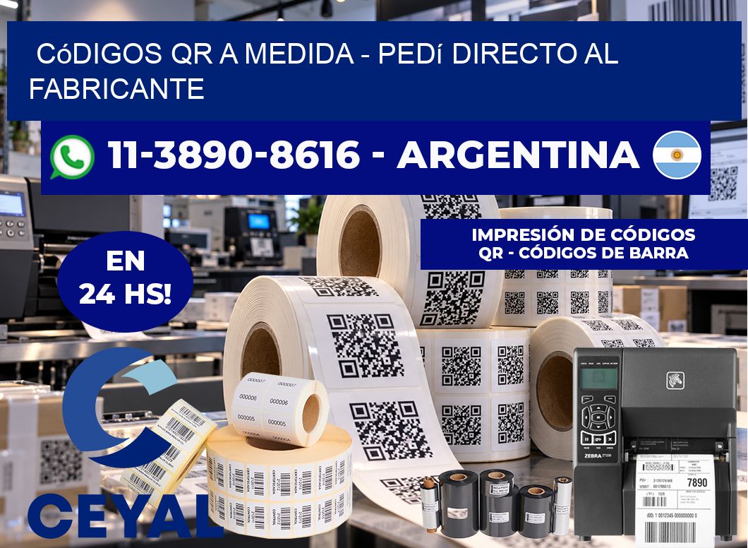 Códigos QR a Medida – Pedí directo al fabricante