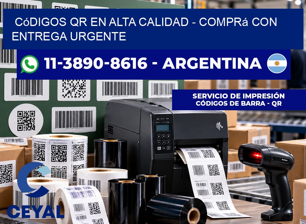 Códigos QR en Alta Calidad - Comprá con entrega urgente