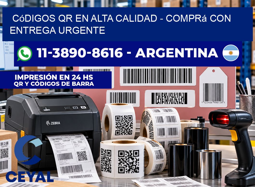 Códigos QR en Alta Calidad - Comprá con entrega urgente