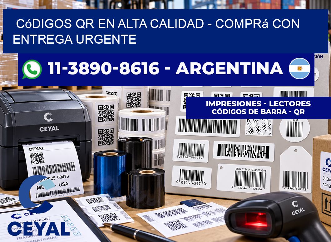 Códigos QR en Alta Calidad – Comprá con entrega urgente