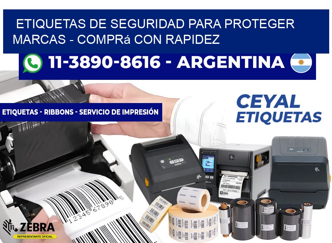 ETIQUETAS DE SEGURIDAD PARA PROTEGER MARCAS - Comprá con rapidez