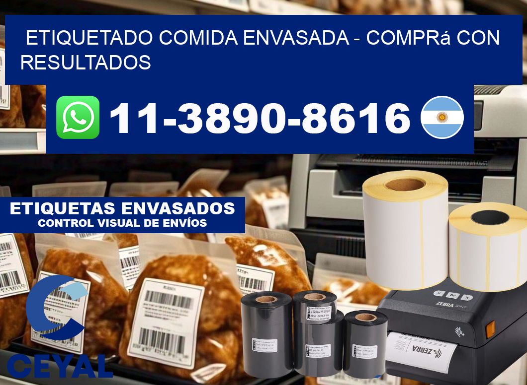 Etiquetado comida envasada - Comprá con resultados