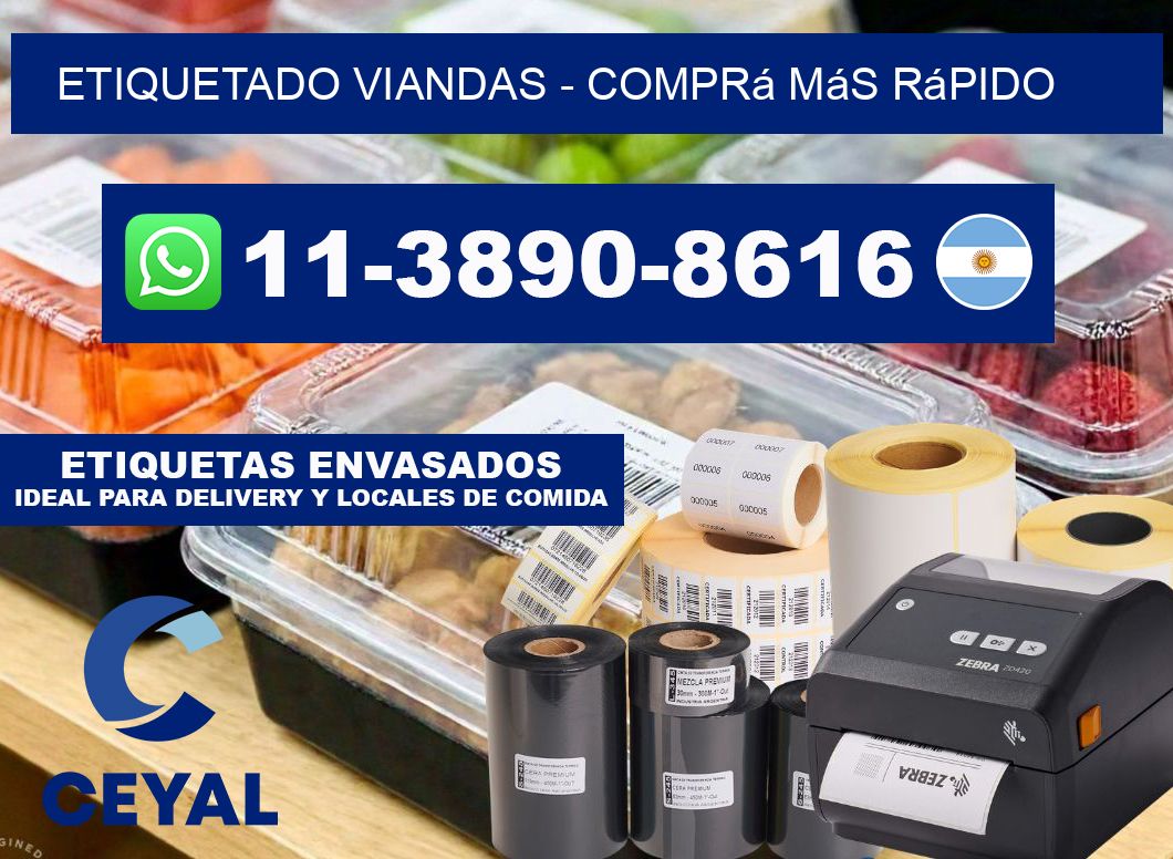 Etiquetado viandas - Comprá más rápido