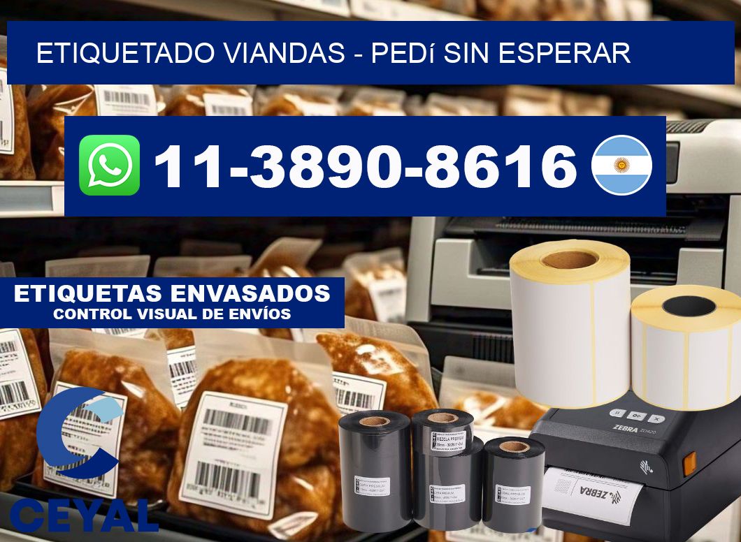 Etiquetado viandas - Pedí sin esperar