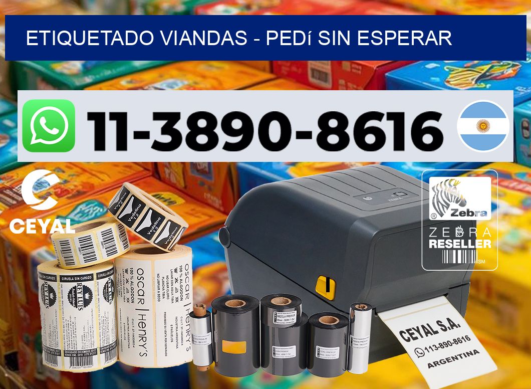 Etiquetado viandas - Pedí sin esperar
