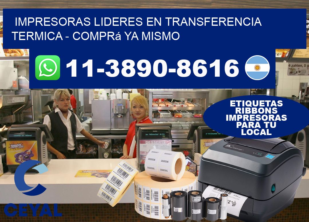 IMPRESORAS LIDERES EN TRANSFERENCIA TERMICA – Comprá ya mismo