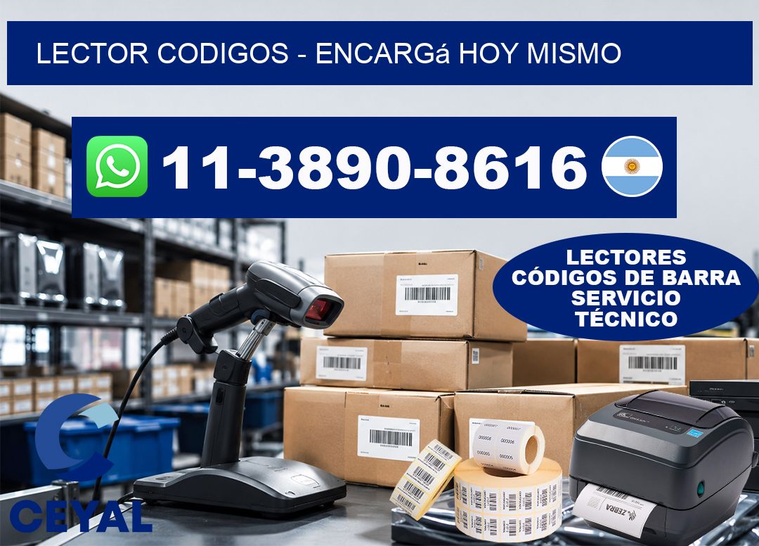 LECTOR CODIGOS - Encargá hoy mismo