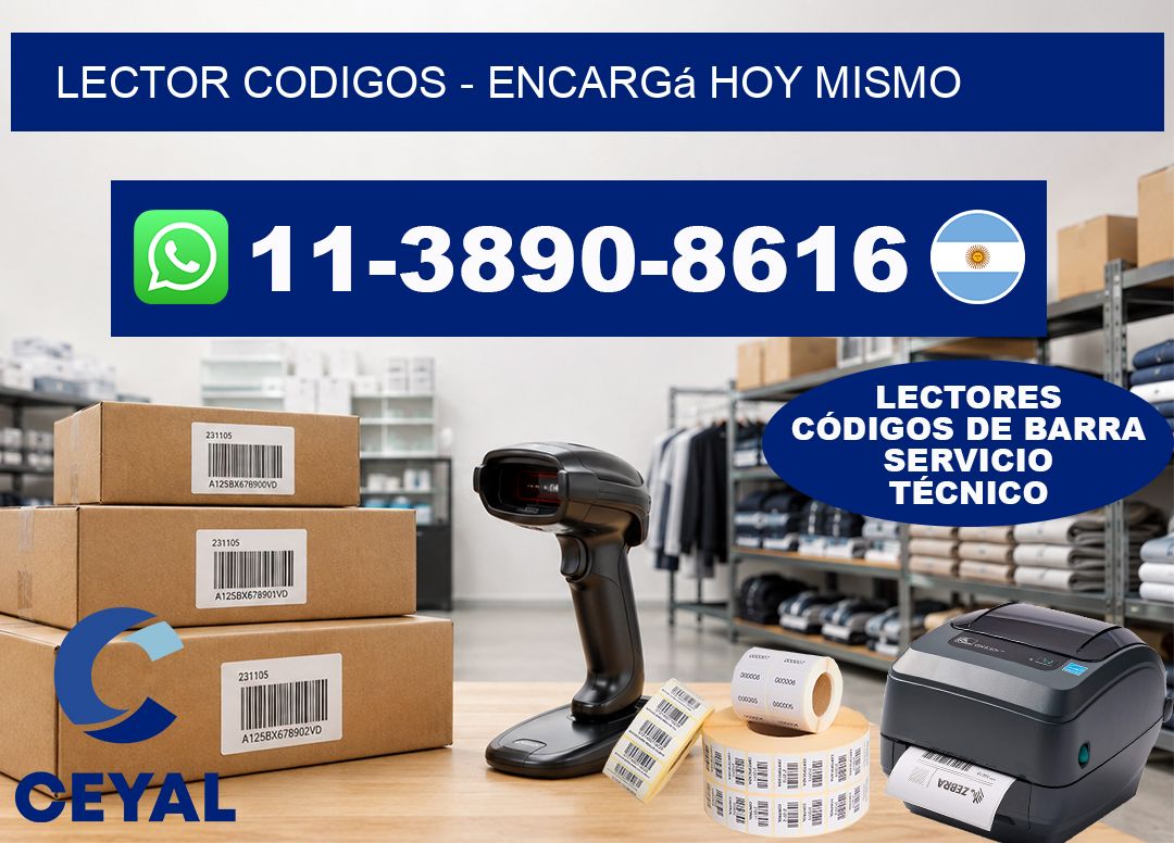 LECTOR CODIGOS - Encargá hoy mismo