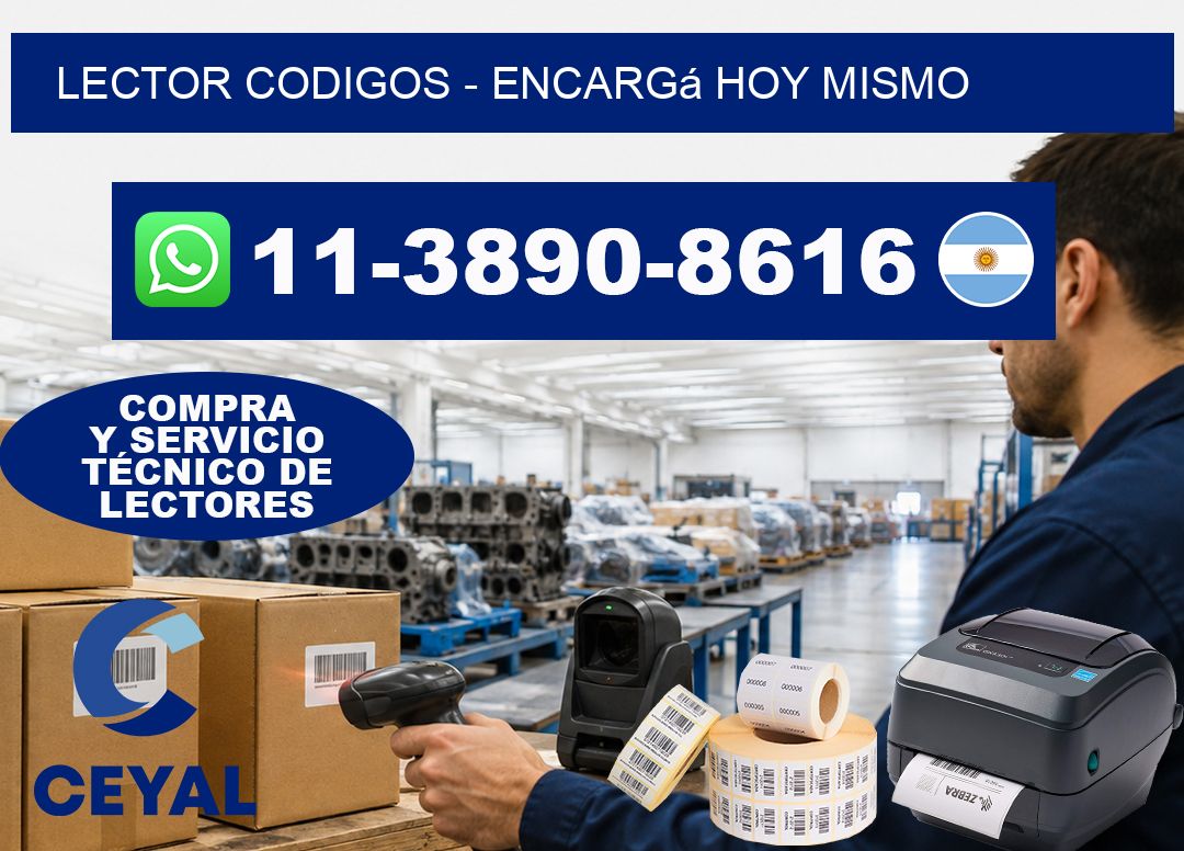 LECTOR CODIGOS – Encargá hoy mismo