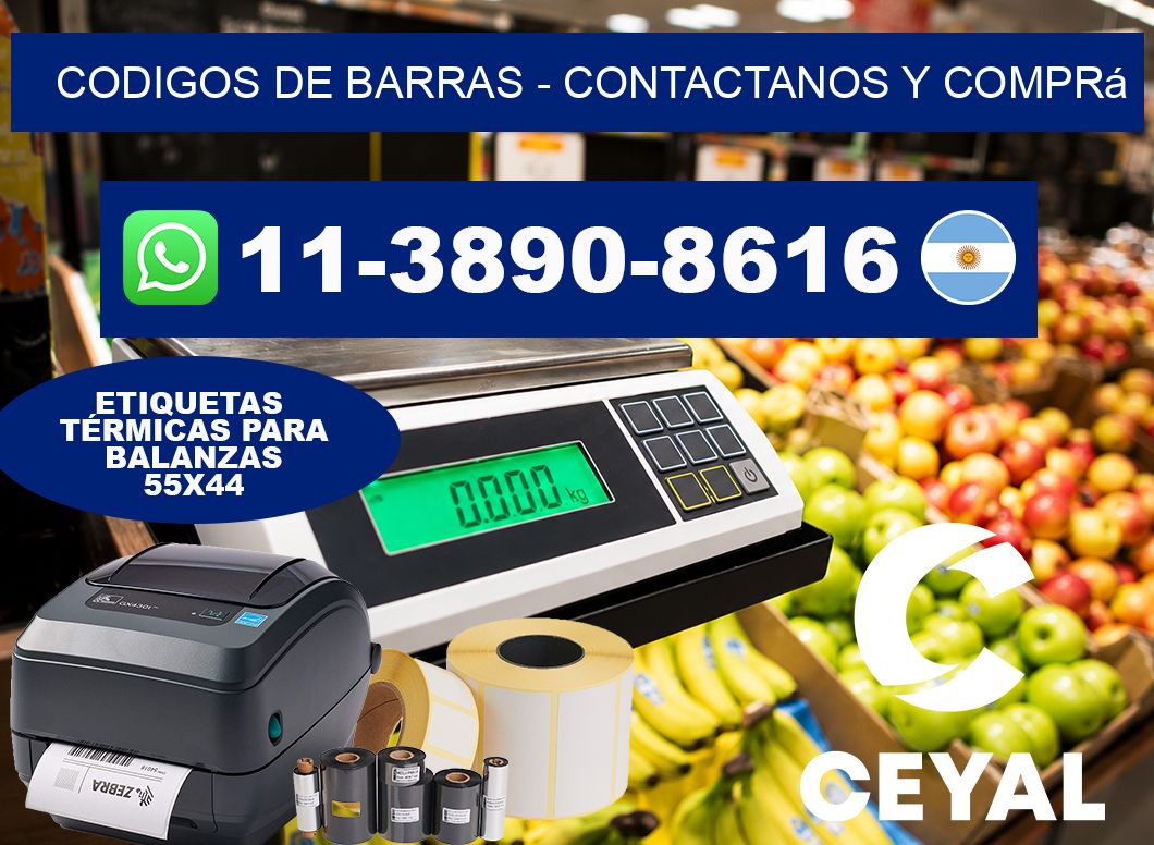 codigos de barras - Contactanos y comprá