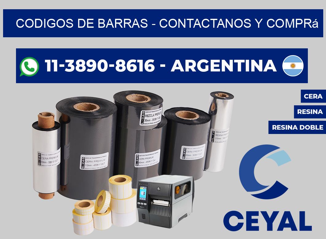 codigos de barras - Contactanos y comprá