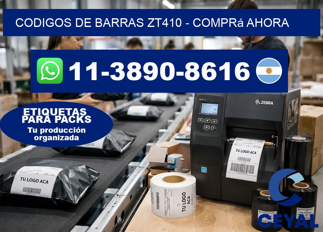codigos de barras zt410 - Comprá ahora