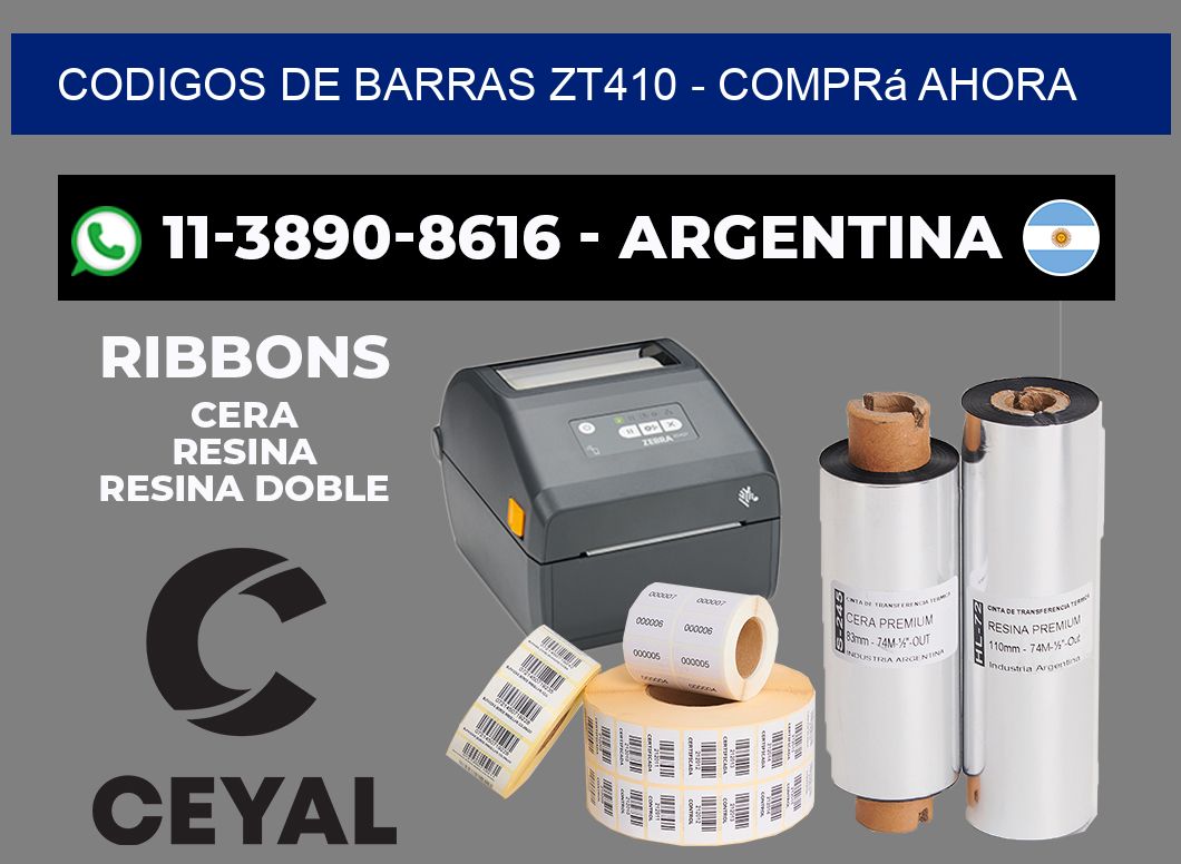 codigos de barras zt410 - Comprá ahora