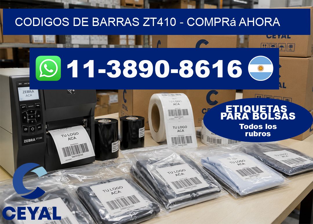 codigos de barras zt410 – Comprá ahora