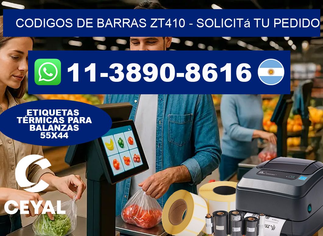 codigos de barras zt410 – Solicitá tu pedido