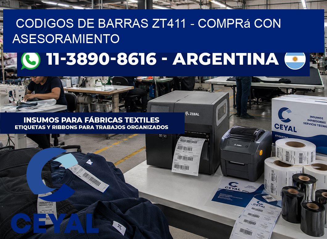 codigos de barras zt411 - Comprá con asesoramiento