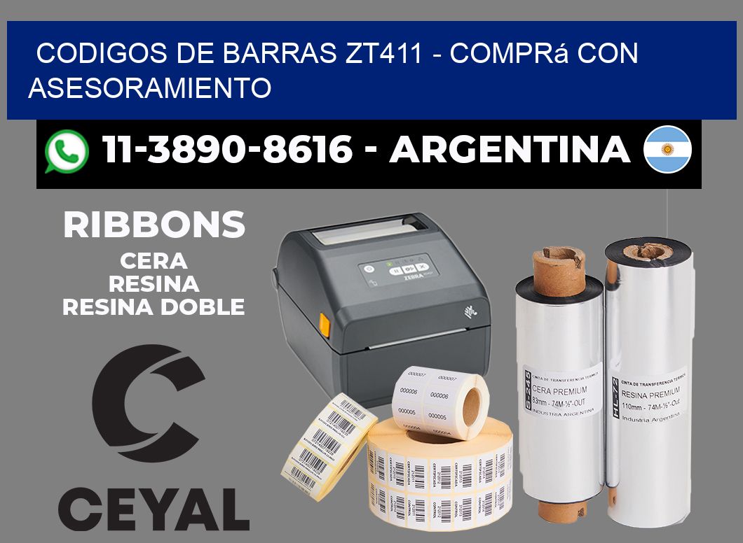 codigos de barras zt411 - Comprá con asesoramiento
