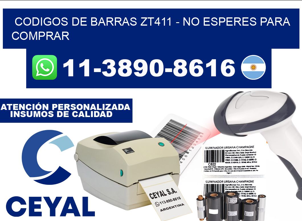 codigos de barras zt411 - No esperes para comprar