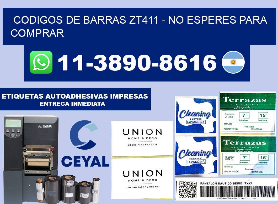 codigos de barras zt411 - No esperes para comprar