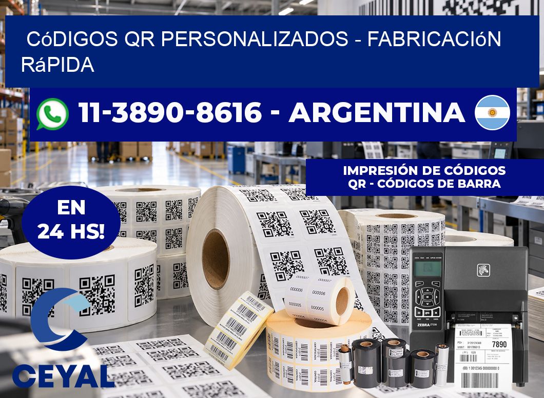 Códigos QR Personalizados - Fabricación rápida
