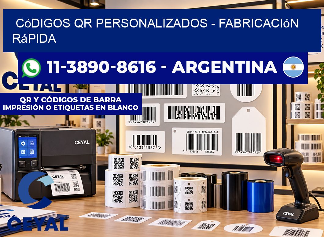 Códigos QR Personalizados - Fabricación rápida
