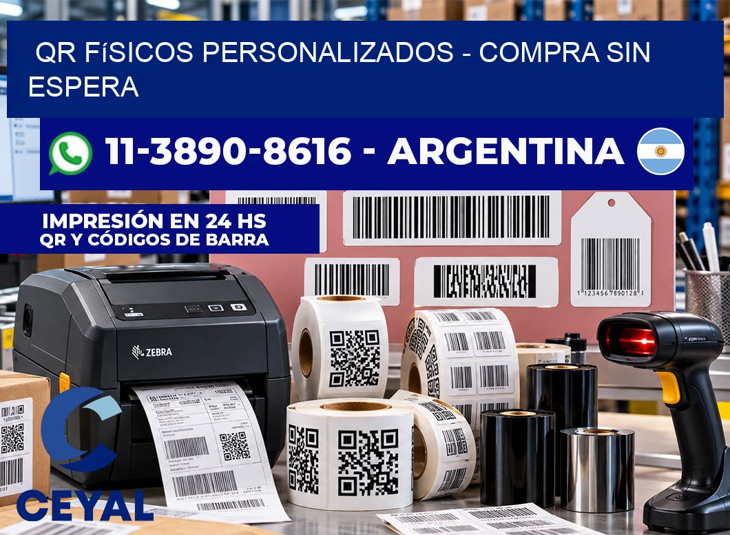 QR Físicos Personalizados - Compra sin espera