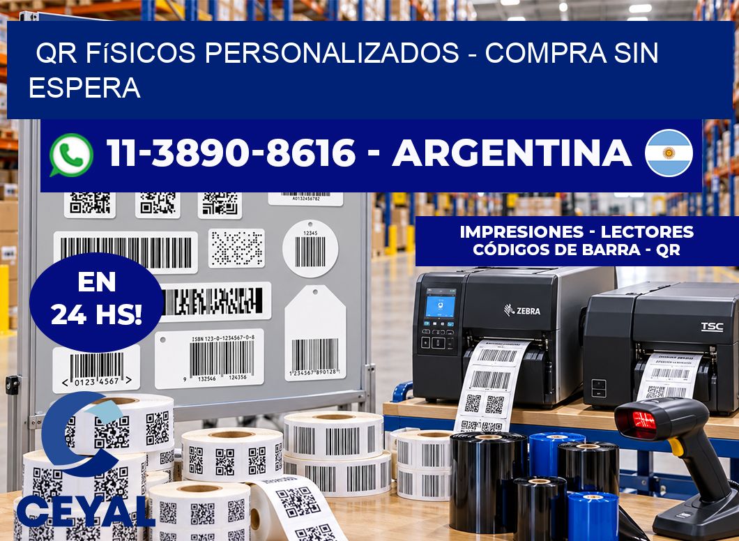 QR Físicos Personalizados - Compra sin espera
