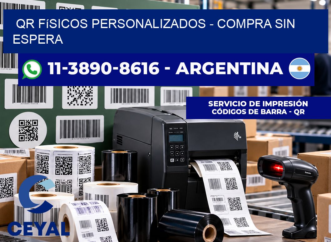 QR Físicos Personalizados - Compra sin espera