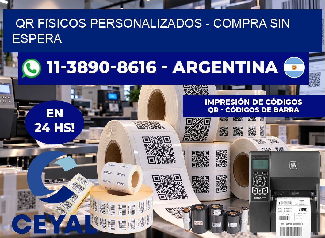 QR Físicos Personalizados – Compra sin espera