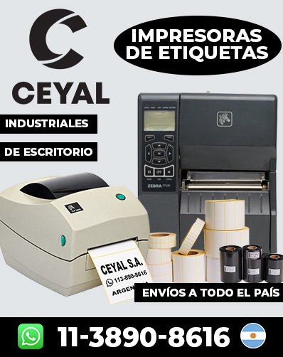 etiquetas  ribbon cera – Comprá sin cantidad mínima